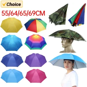 parapluie chapeau anti-UV